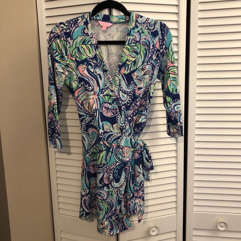 Lilly Pulitzer Skort Wrap Romper